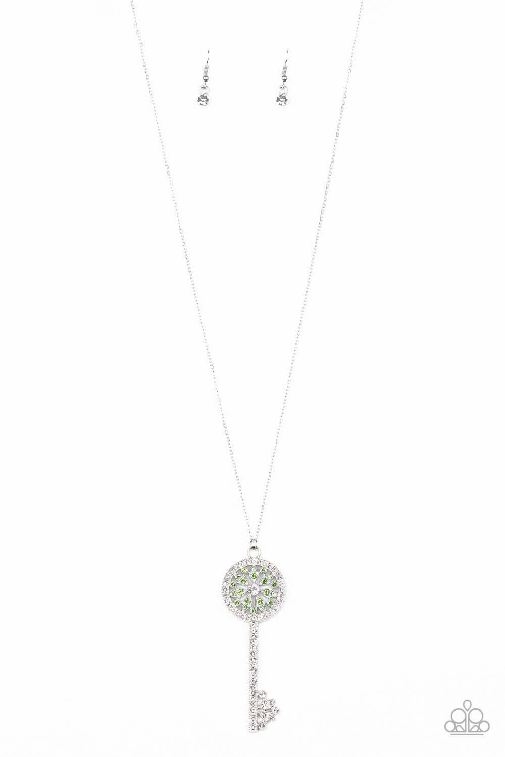 Paparazzi Accessories ? Keeping Secrets - Green Necklace?Flat Rate Ship $4.50? City Fashion