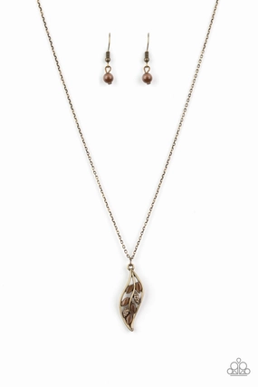 Twisted Adornment Budget-Friendly Jewelry Paparazzi Accessories ? Let STEM Talk - Brass Necklace?Flat Rate Ship $4.50?