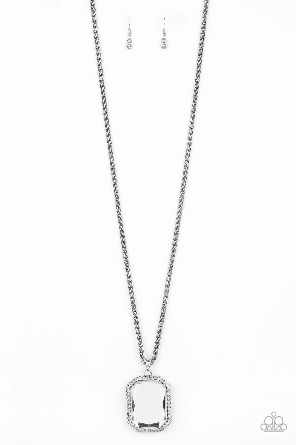 Soft Accent Charming Accent Paparazzi Accessories ? Let Your HEIR Down - White Necklace?Flat Rate Ship $4.50?