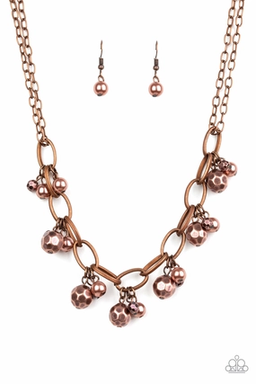 Attractive Accessory Paparazzi Accessories ? Malibu Movement - Copper Necklace?Flat Rate Ship $4.50?