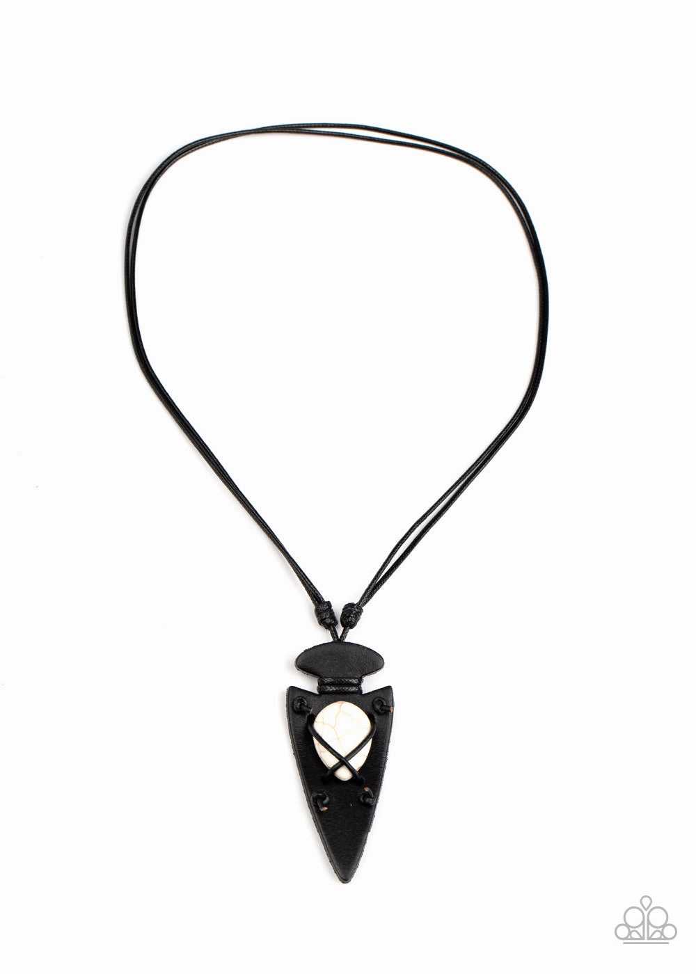 Paparazzi Accessories ? Men's Hold Your ARROWHEAD Up High - White Necklace ?Flat Rate Ship $4.50? Artisan Craft Statement Style