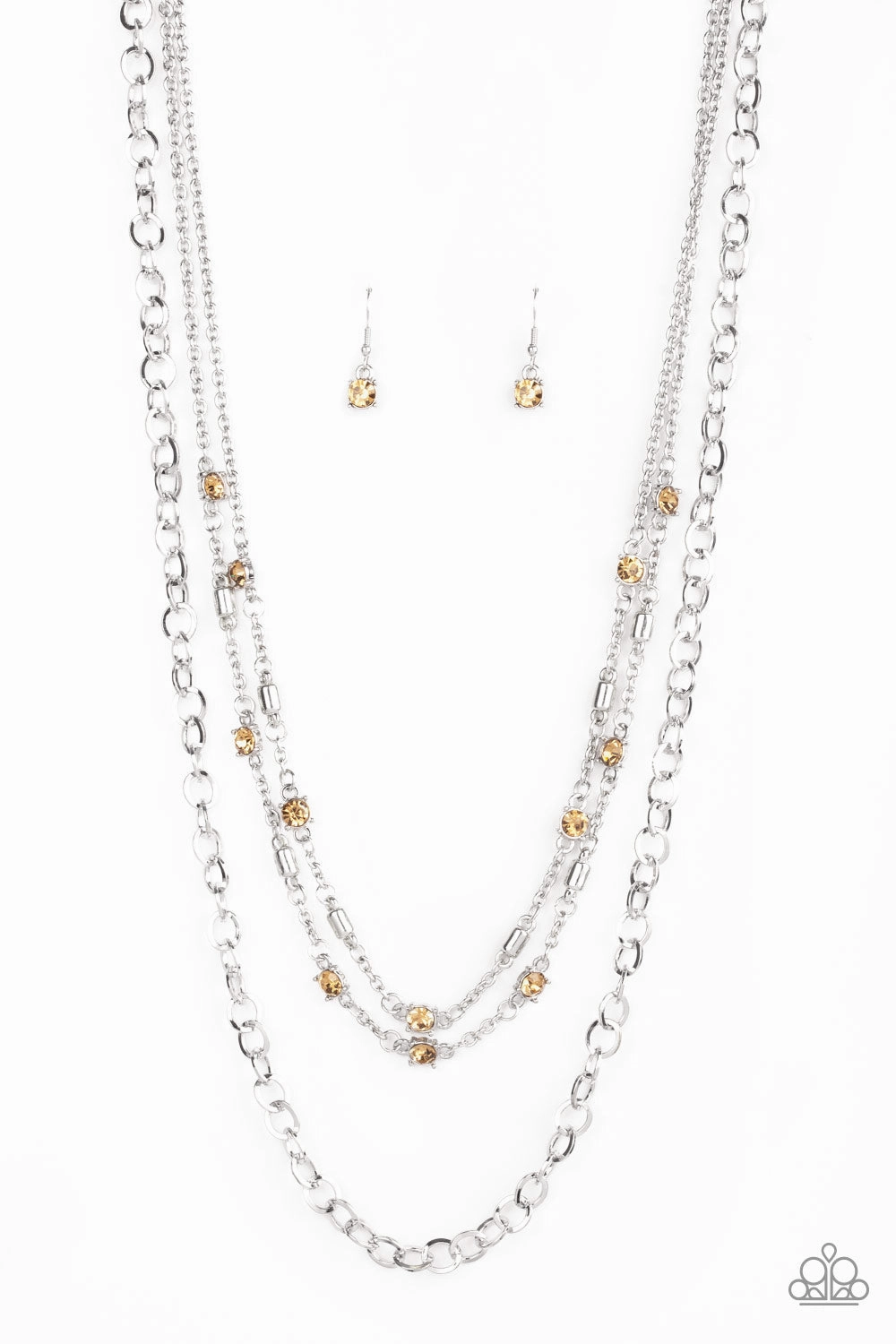 Paparazzi Accessories ? Metro Mixer - Brown Necklace?Flat Rate Ship $4.50? Modern Scene