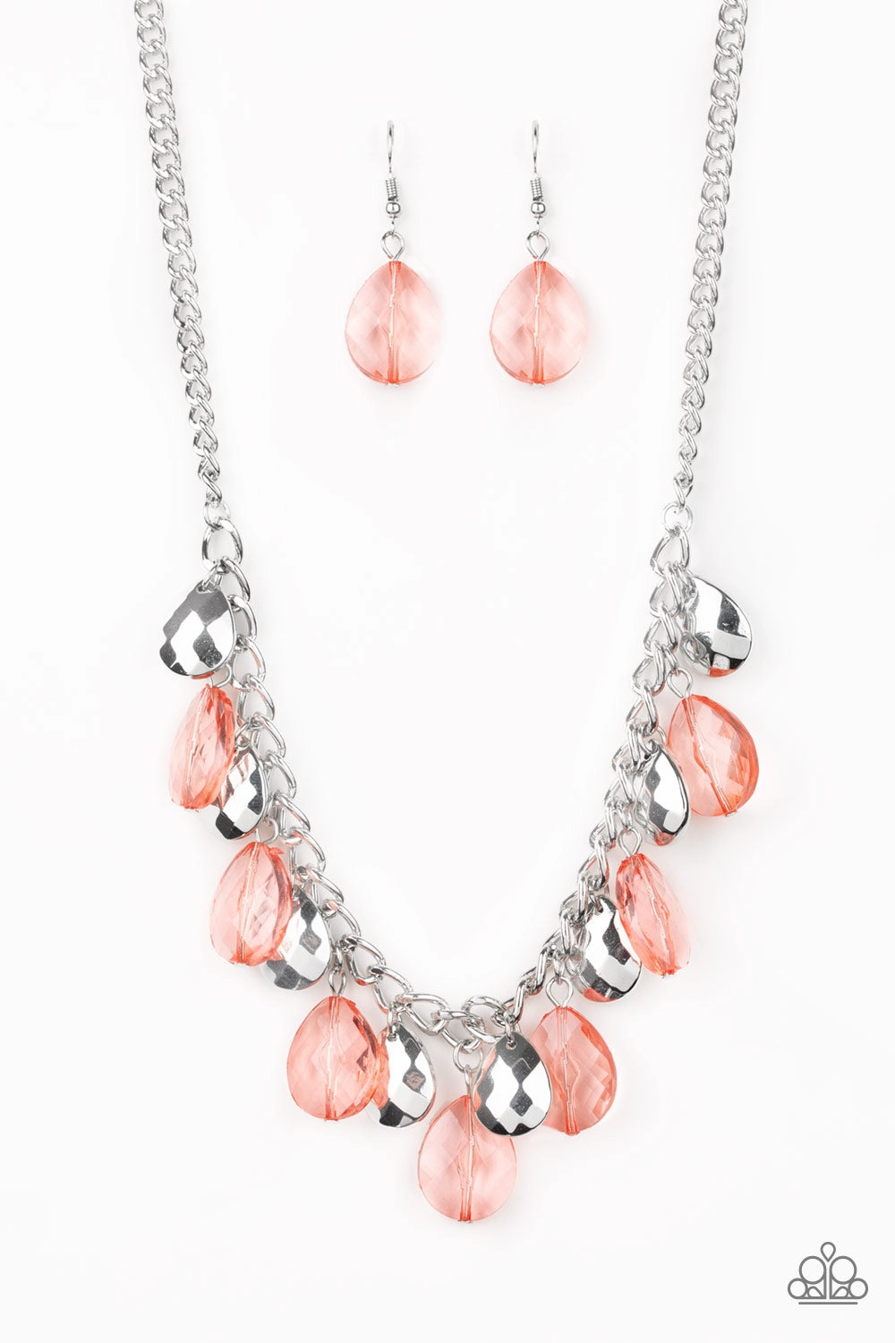 Paparazzi Accessories ? No Tears Left To Cry - Orange Necklace?Flat Rate Ship $4.50? Occasion Gemmed Jewelry Versatile Style