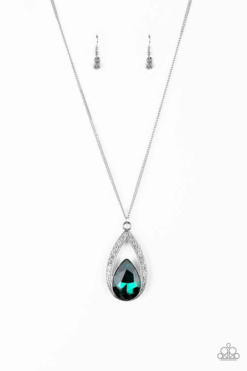 Street Fashion Gorgeous Accessory Paparazzi Accessories ? Notorious Noble - Green Necklace?Flat Rate Ship $4.50?