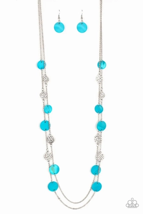 Locked Accessory Paparazzi Accessories ? Ocean Soul - Blue Necklace?Flat Rate Ship $4.50?