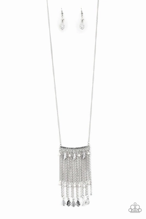 Paparazzi Accessories ? On The Fly - White Necklace?Flat Rate Ship $4.50? Creative Item