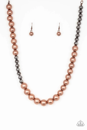 Paparazzi Accessories ? Power To The People - Copper Necklace?Flat Rate Ship $4.50? Crystal Piece Travel Chic