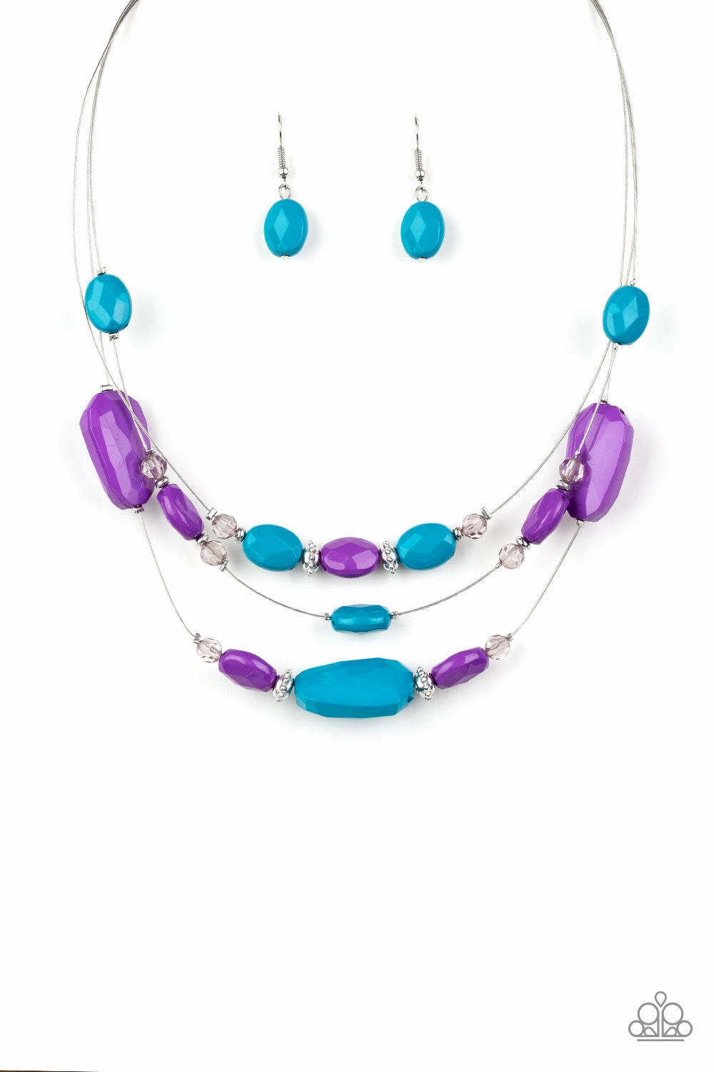Paparazzi Accessories ? Radiant Reflections - Multi Necklace?Flat Rate Ship $4.50? Travel Gift Petite Accent