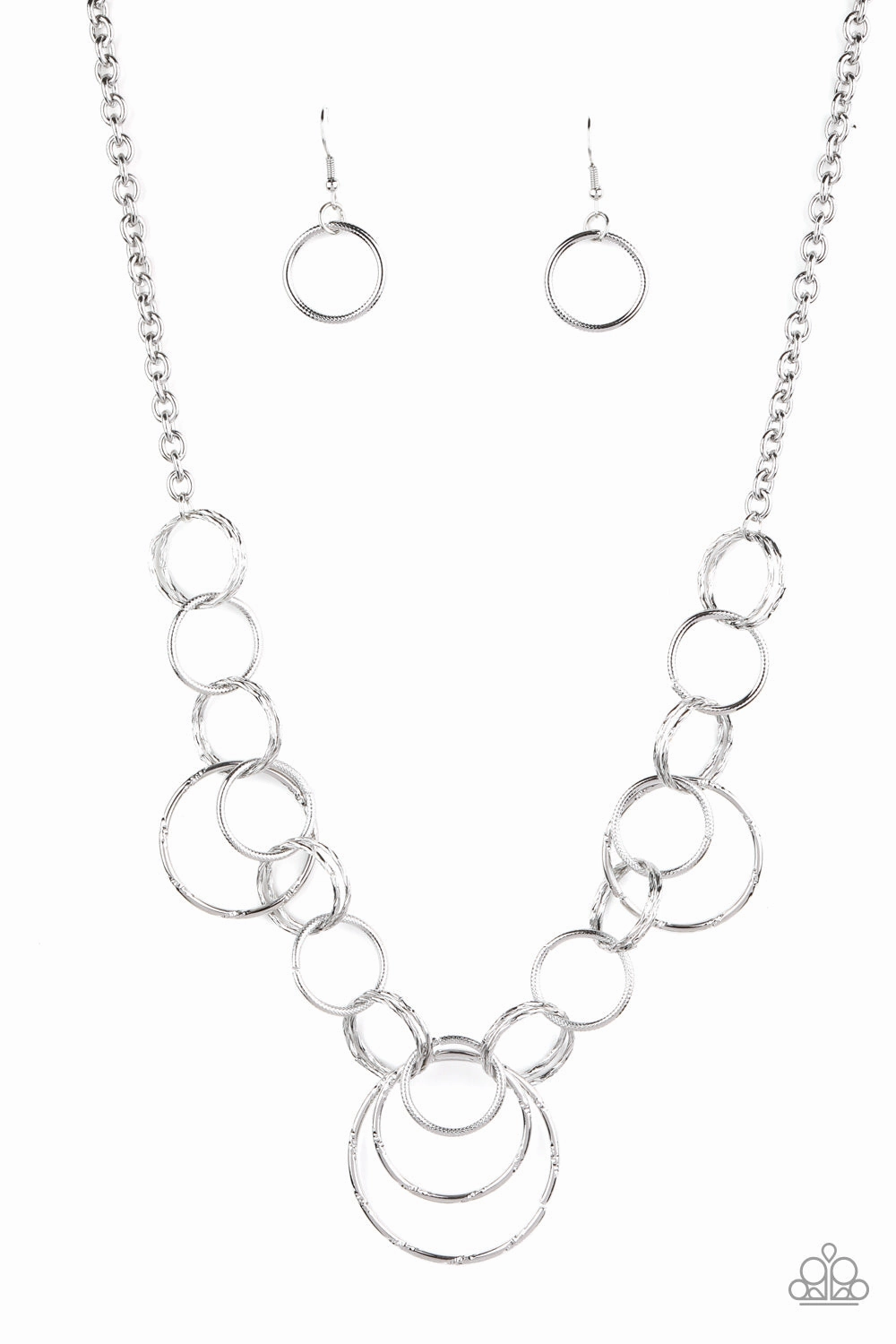 Conscious Piece Paparazzi Accessories ? Ringing Relic - Silver Necklace?Flat Rate Ship $4.50?