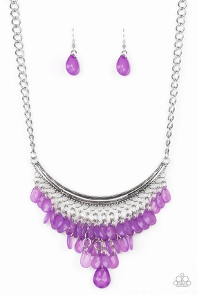 Paparazzi Accessories ? Rio Rainfall - Purple Necklace?Flat Rate Ship $4.50? Handmade Design