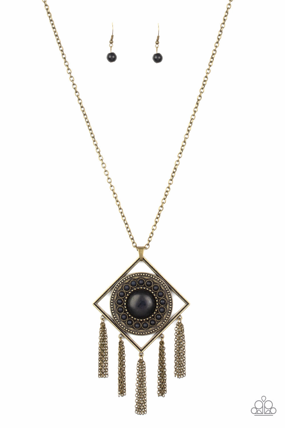 Paparazzi Accessories ? Sandstone Solstice - Brass Necklace?Flat Rate Ship $4.50? Festive Gift