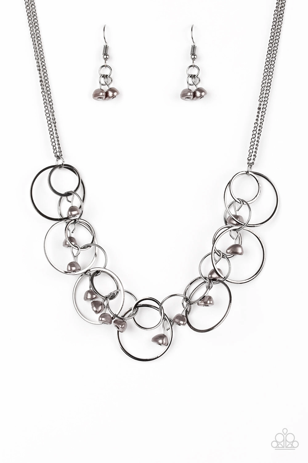 Urban Highlight Paparazzi Accessories ? Seafront Scene - Black Necklace?Flat Rate Ship $4.50?