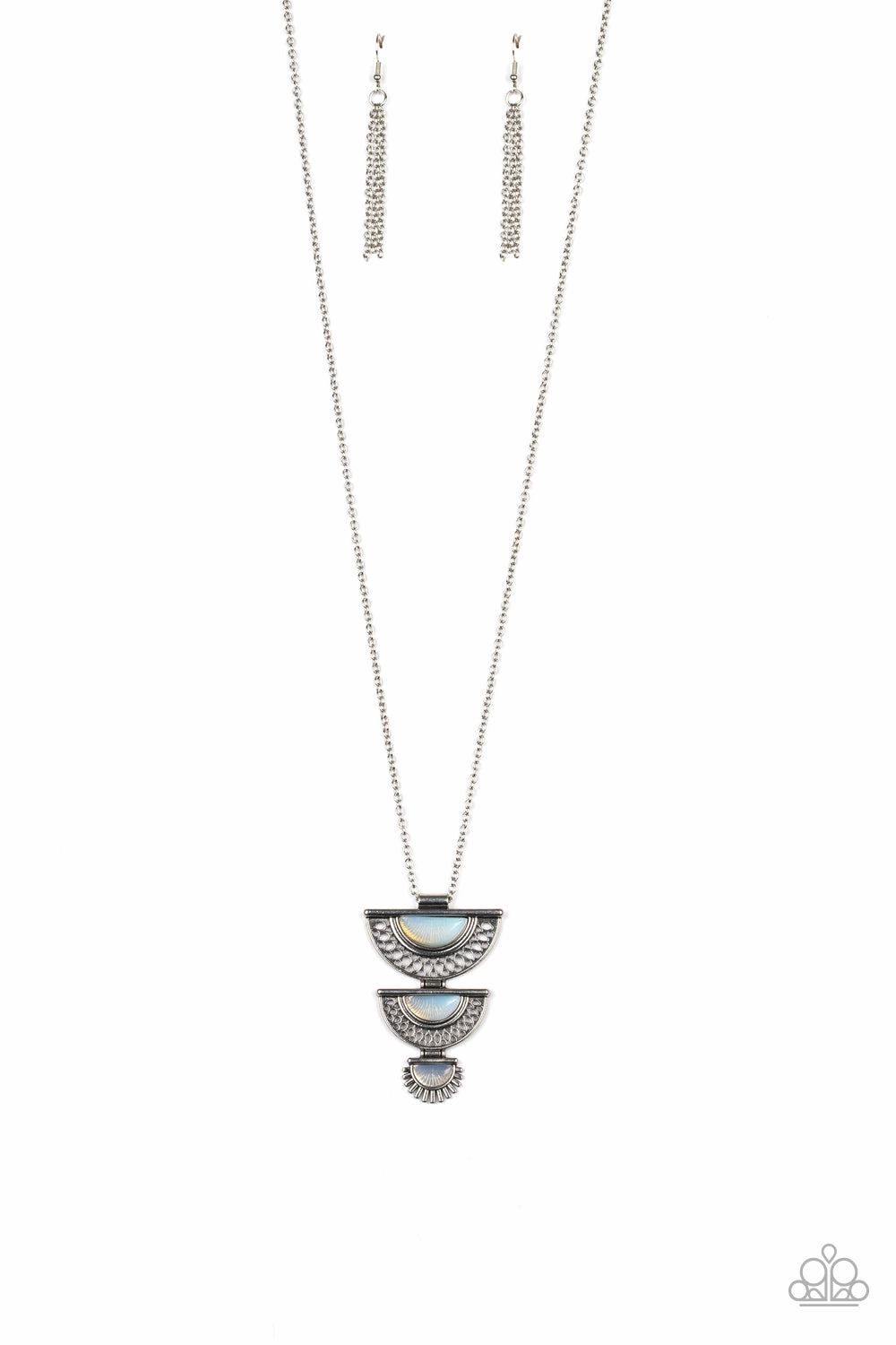Friendship Gift Perfect Jewelry Paparazzi Accessories ? Serene Sheen - White Necklace?Flat Rate Ship $4.50?