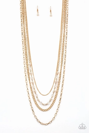 Paparazzi Accessories ? SoHo Sophistication - Gold Necklace?Flat Rate Ship $4.50? Ideal present