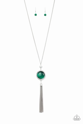 Paparazzi Accessories ? Sparkling Spectacle - Green Necklace?Flat Rate Ship $4.50? Gorgeous Gift Effortless Detail