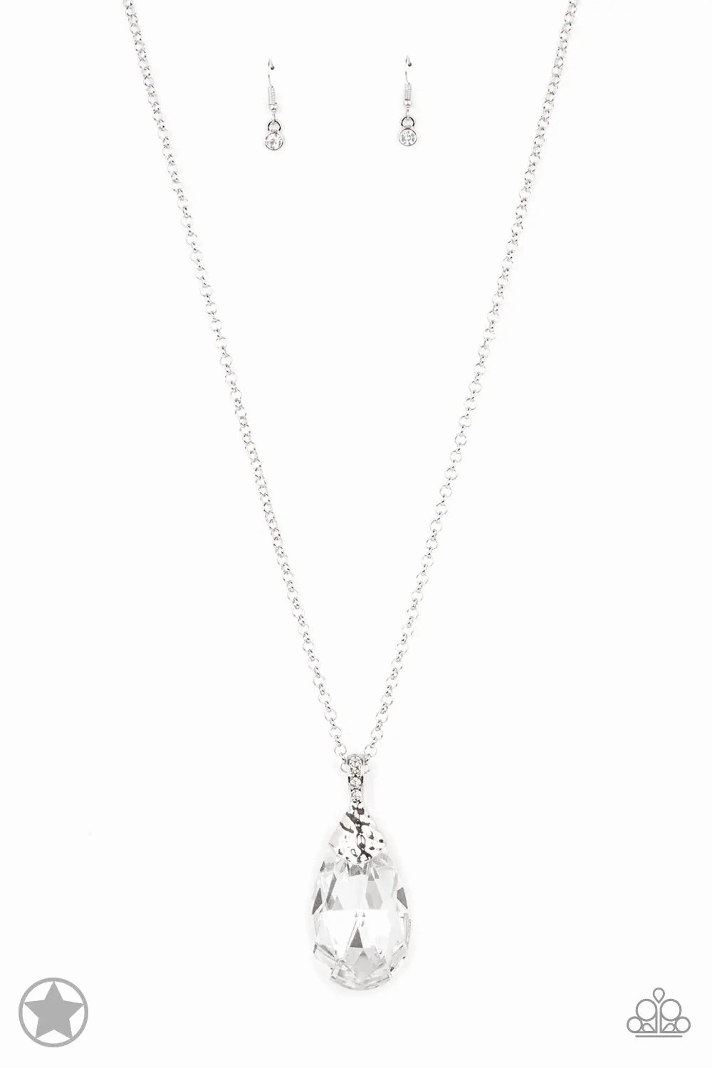 Paparazzi Accessories ? Spellbinding Sparkle - White Necklace?Flat Rate Ship $4.50? Gleaming Accent