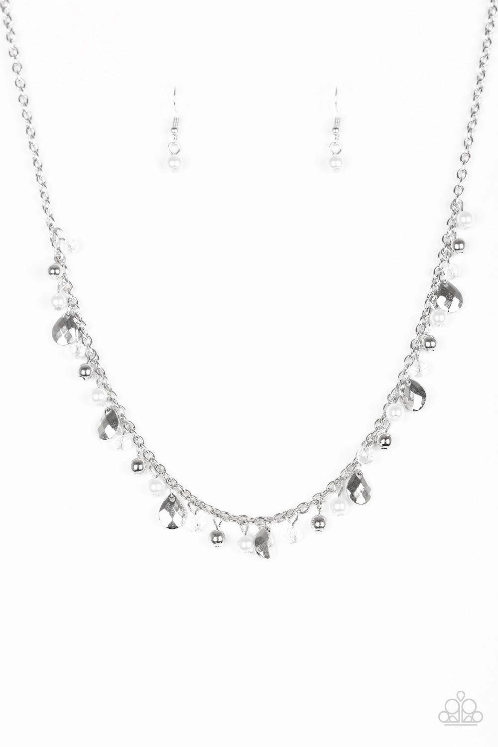 Paparazzi Accessories ? Spring Sophistication - White Necklace?Flat Rate Ship $4.50? Twisted Adornment