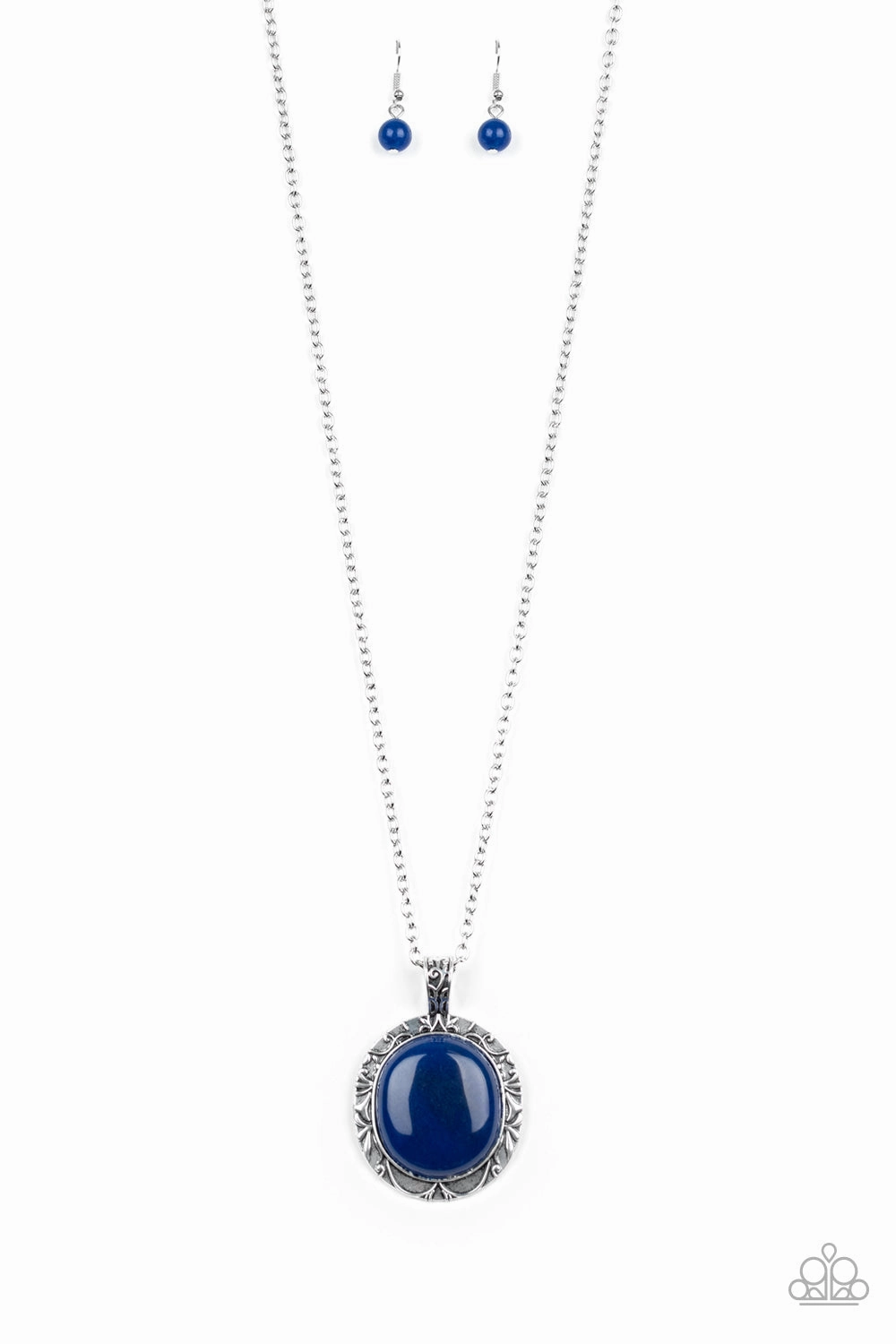 Home Style Paparazzi Accessories ? Stone Aura - Blue Necklace?Flat Rate Ship $4.50?