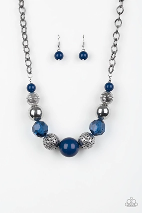 Paparazzi Accessories ? Sugar, Sugar - Blue Necklace?Flat Rate Ship $4.50? Layered Look Distinct Accent