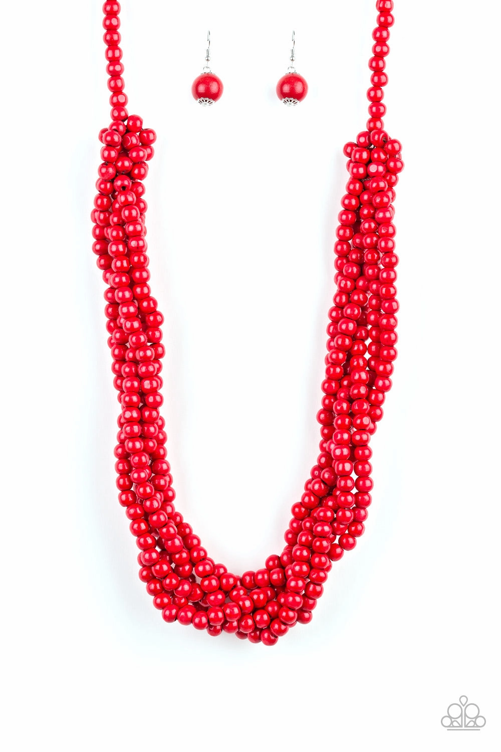 Paparazzi Accessories ? Tahiti Tropic - Red Necklace?Flat Rate Ship $4.50? Versatile Accessory