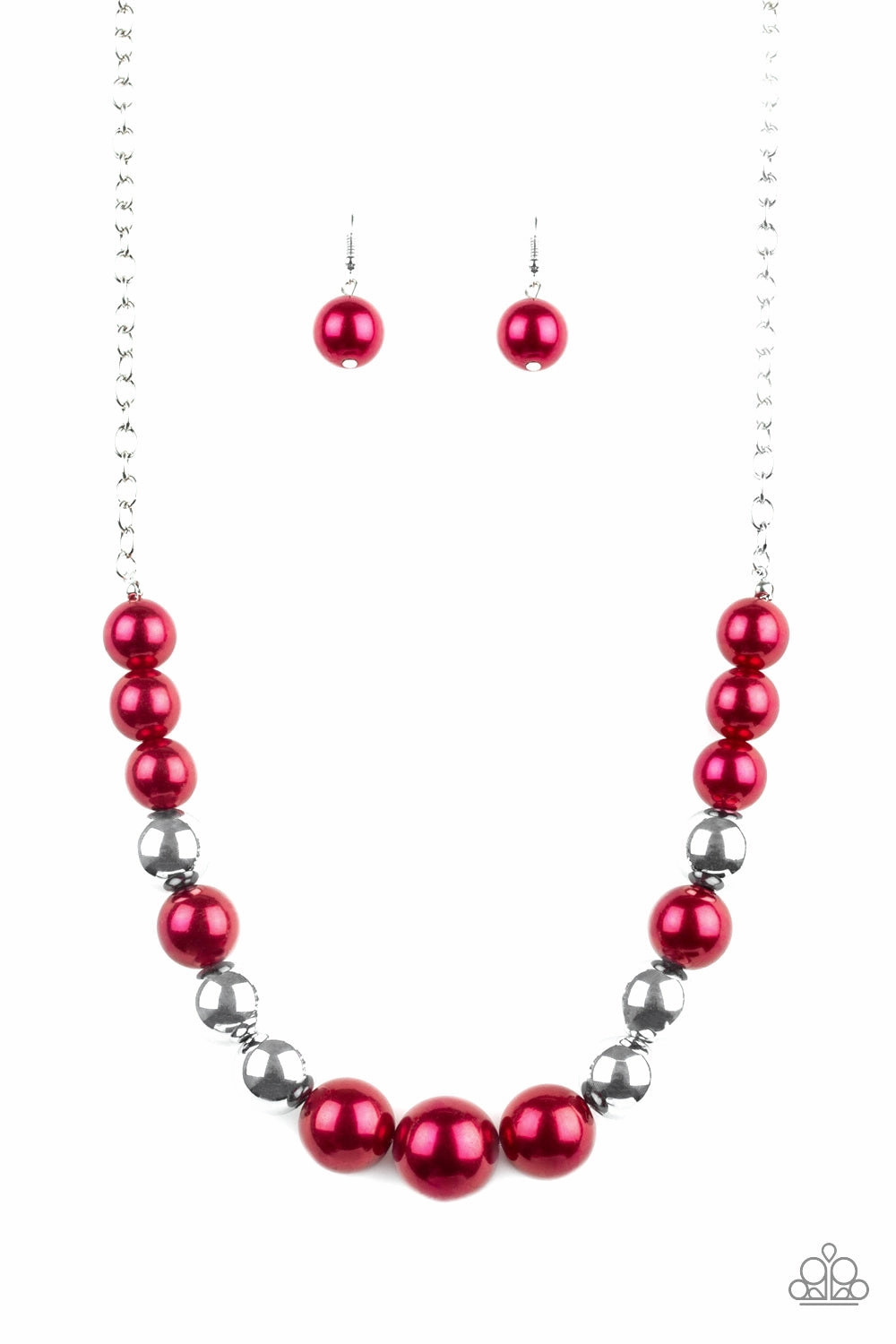 Paparazzi Accessories ? Take Note - Red Necklace?Flat Rate Ship $4.50? Night Out Chic Event