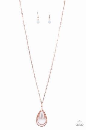 Paparazzi Accessories ? Teardrop Tranquility - Copper Necklace?Flat Rate Ship $4.50? Amazing Ornament