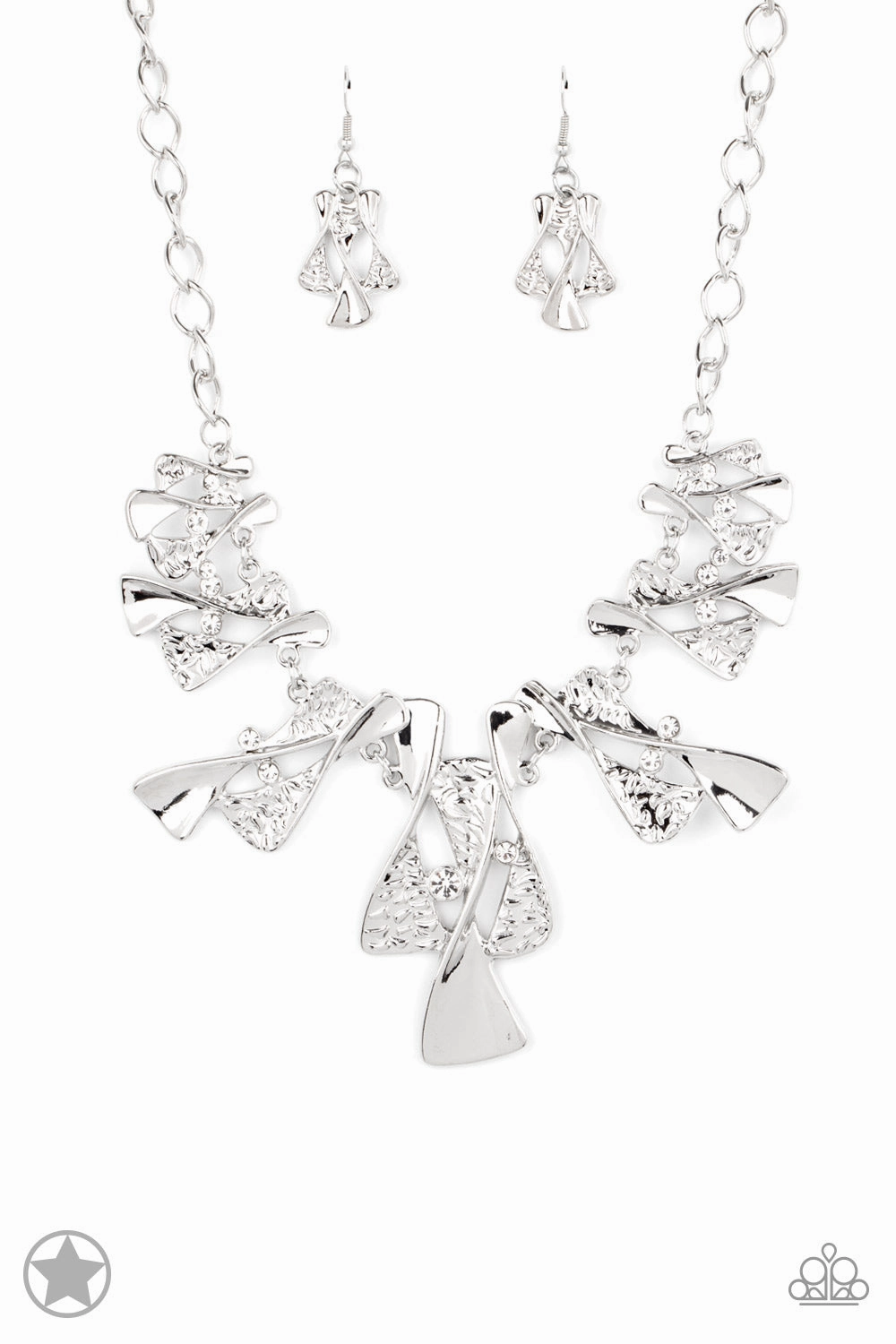 Simple Present Paparazzi Accessories ? The Sands of Time - Silver Necklace?Flat Rate Ship $4.50?