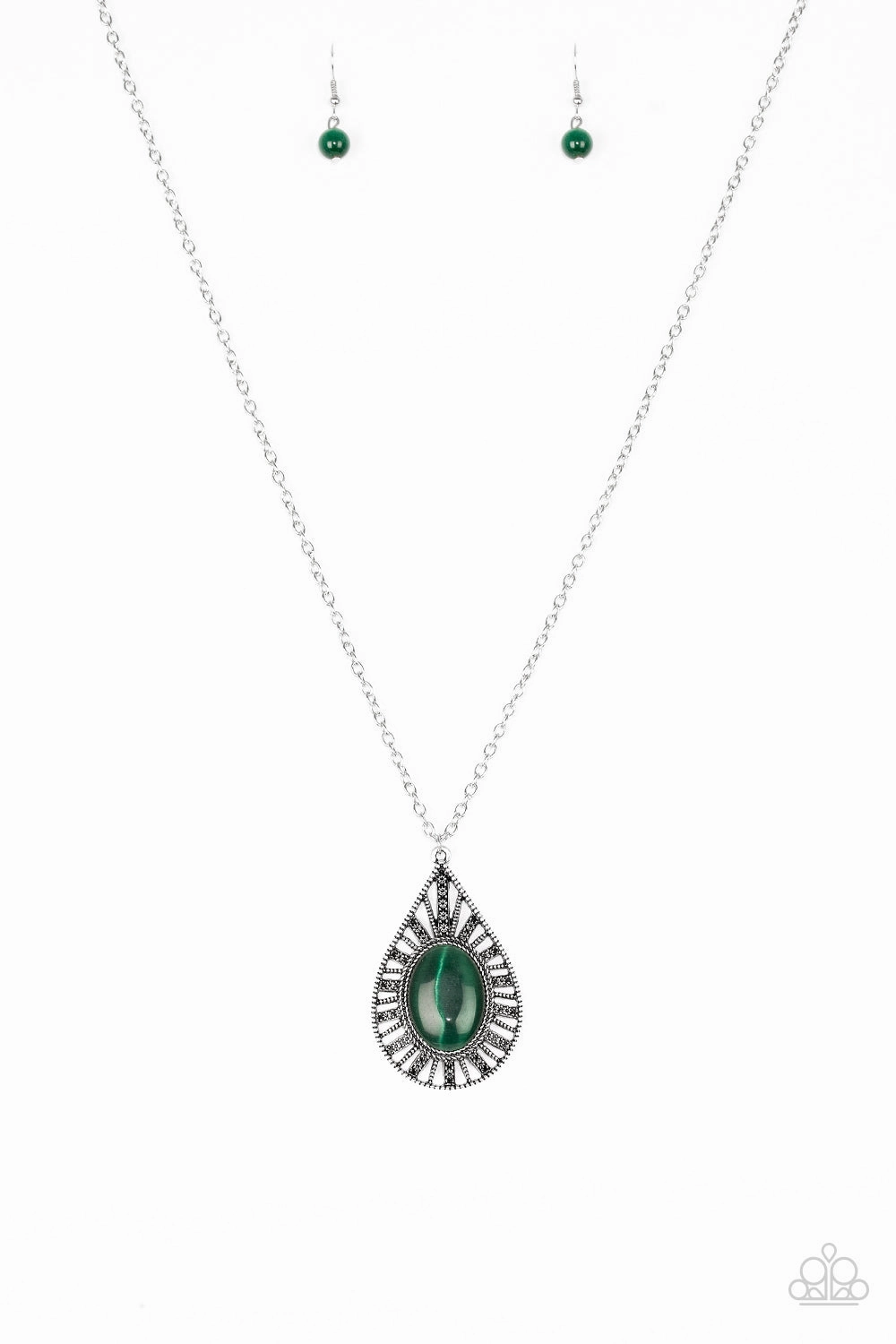 Paparazzi Accessories ? Total Tranquility - Green Necklace?Flat Rate Ship $4.50? Double Strand Jewelry Gift For Wife