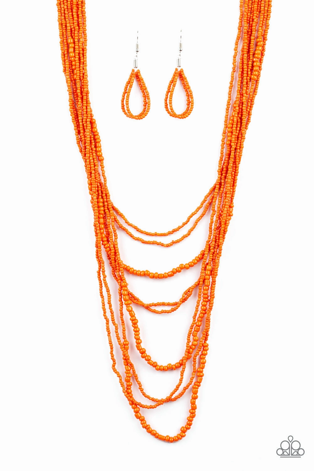 Paparazzi Accessories ? Totally Tonga - Orange Necklace?Flat Rate Ship $4.50? Travel Detail