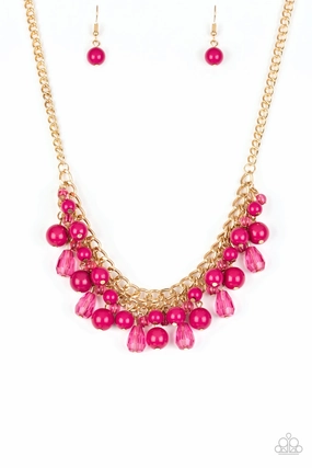 Casual Look Paparazzi Accessories ? Tour de Trendsetter - Pink Necklace?Flat Rate Ship $4.50?