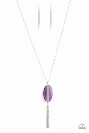 Everyday Chic Paparazzi Accessories ? Tranquility Trend - Purple Necklace?Flat Rate Ship $4.50?