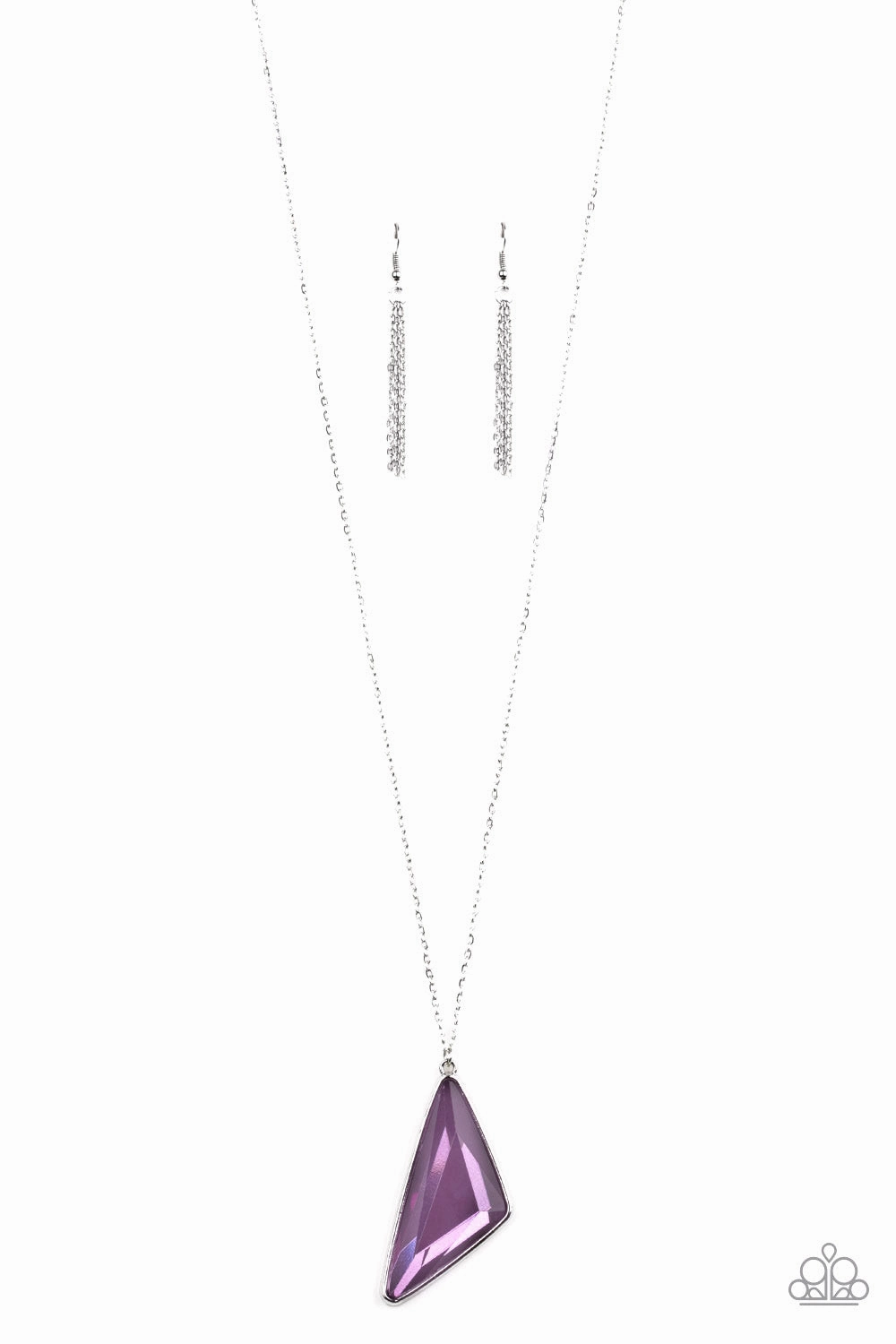 Elegant Ornament Ideal Accessory Paparazzi Accessories ? Ultra Sharp - Purple Necklace?Flat Rate Ship $4.50?