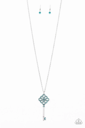 Value Style Fantastic Ornament Paparazzi Accessories ? Unlocked - Blue Necklace?Flat Rate Ship $4.50?