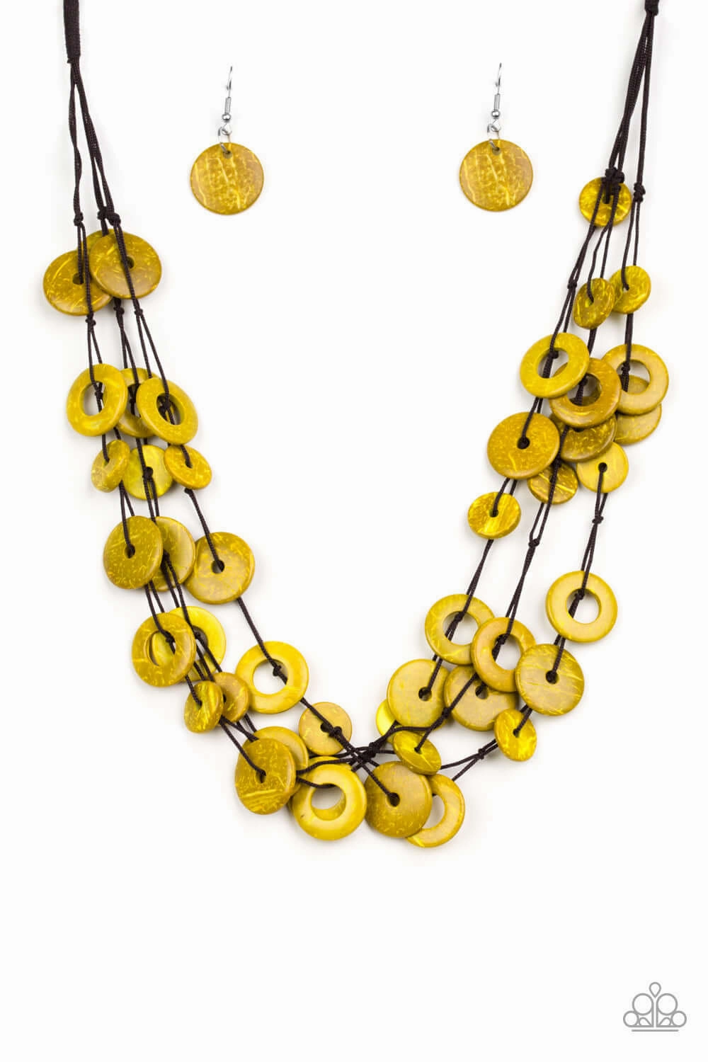Graceful Spirit Paparazzi Accessories ? Wonderfully Walla Walla - Yellow Necklace?Flat Rate Ship $4.50?