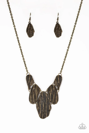 Paparazzi Accessories ?A New DISCovery - Brass Necklace? Flat Rate Ship $4.50? Casual Touch