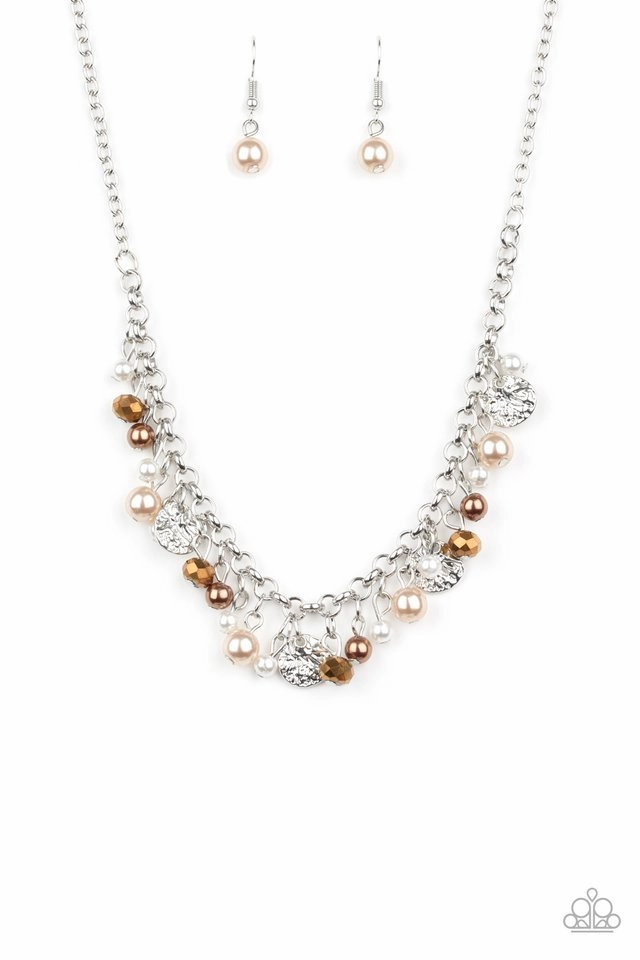 Paparazzi Accessories ?Coastal Cache - Multi Necklace? Flat Rate Ship $4.50? Polished Feature Winter Feature