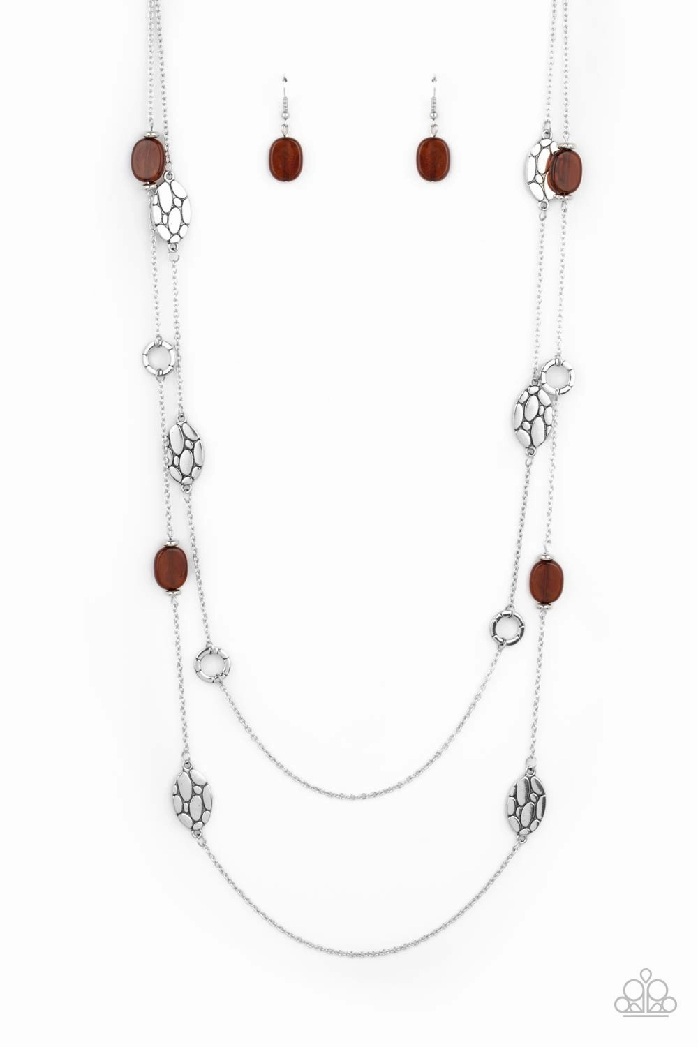 Paparazzi Accessories ?Cobble Creeks - Brown Necklace? Flat Rate Ship $4.50? for work