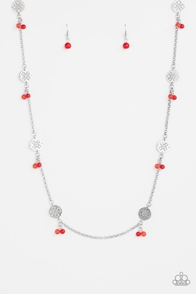 Glam Attire Paparazzi Accessories ?Color Boost - Red Necklace? Flat Rate Ship $4.50?