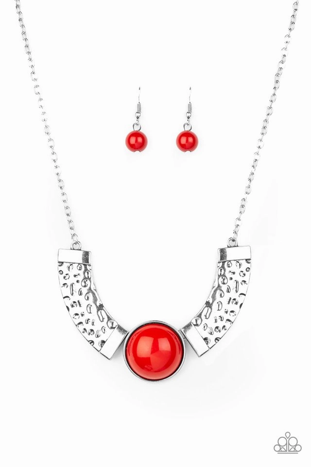 Layered Detail Paparazzi Accessories ?Egyptian Spell - Red Necklace? Flat Rate Ship $4.50?