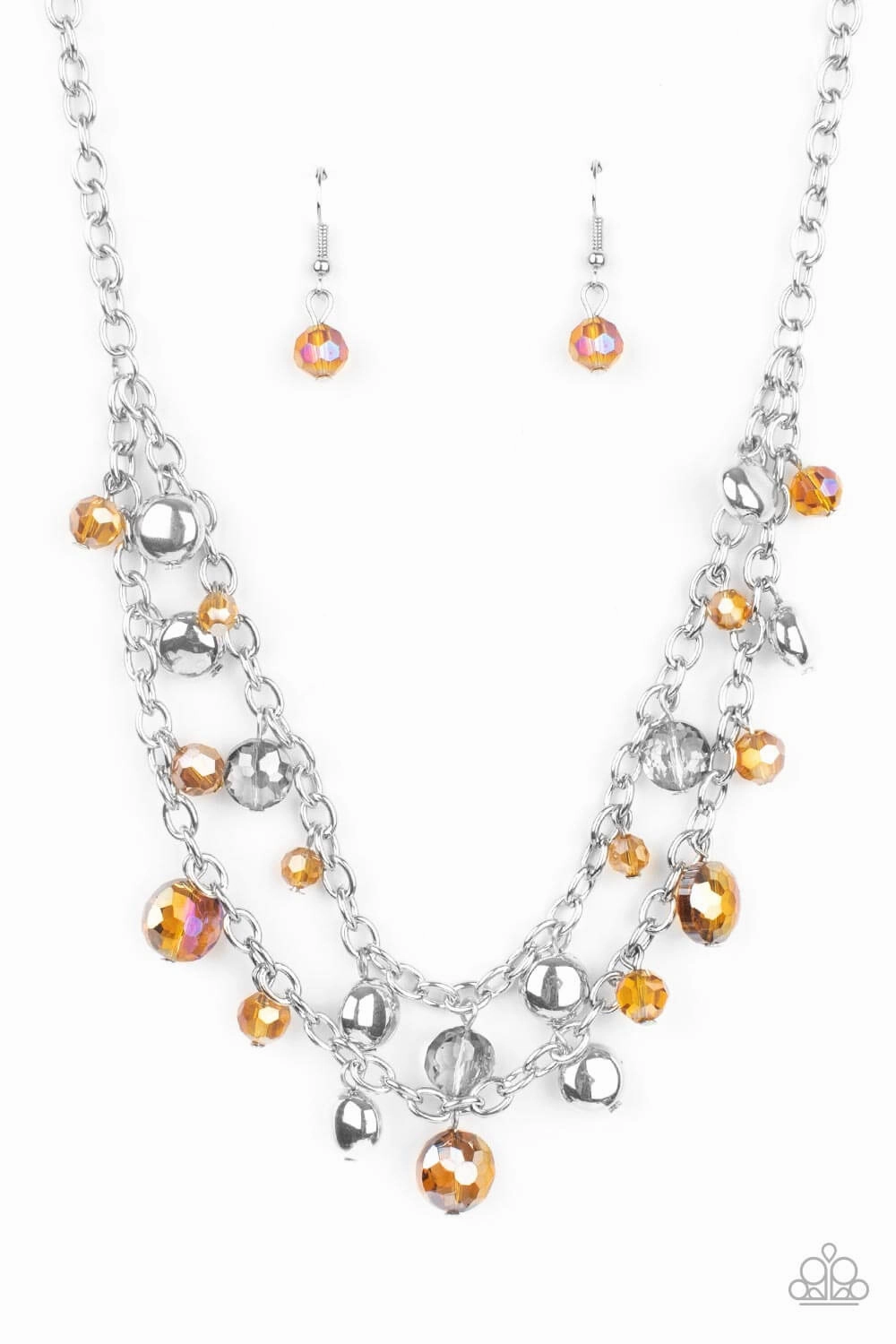 Paparazzi Accessories ?Ethereally Ensconced - Brown Necklace?Flat Rate Ship $4.50? Fashionable Design Glittering Item