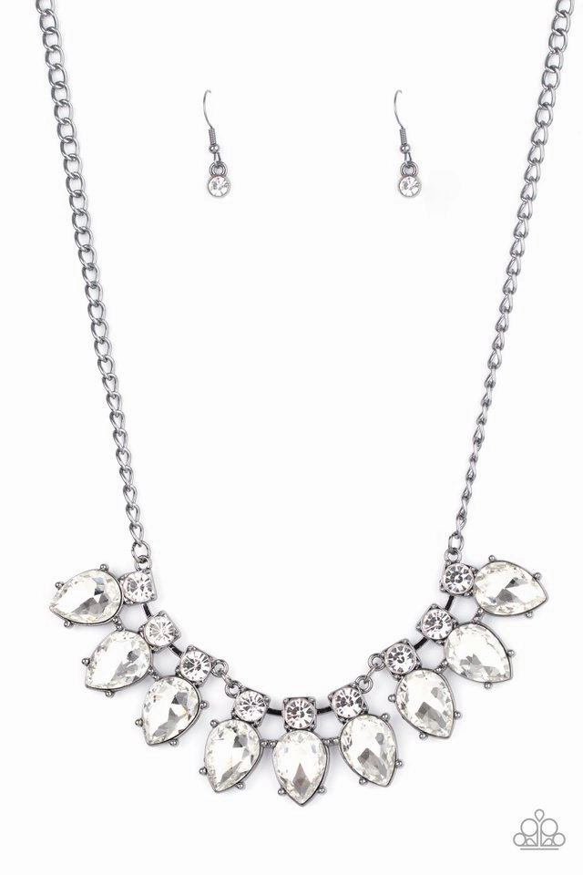Elegant Evenings Paparazzi Accessories ?Extra Enticing - Black Necklace? Flat Rate Ship $4.50?