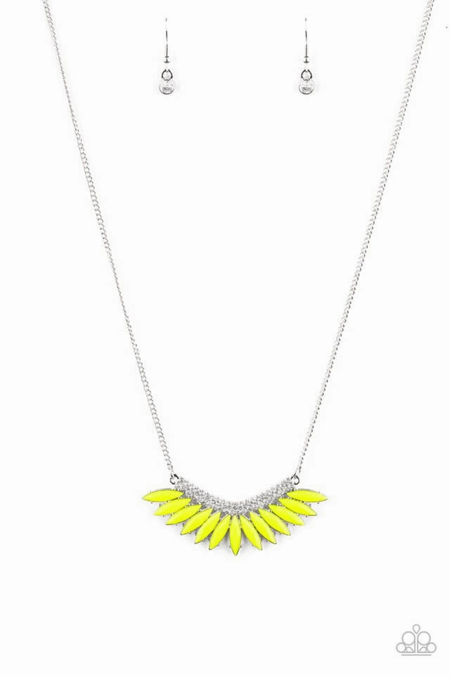 Delicate Jewelry Event Accent Paparazzi Accessories ?Extra Extravaganza - Yellow Necklace? Flat Rate Ship $4.50?