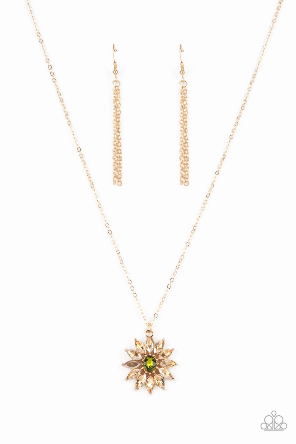 Paparazzi Accessories ?Formal Florals - Gold Necklace? Flat Rate Ship $4.50? Graceful Accent Weekend Style