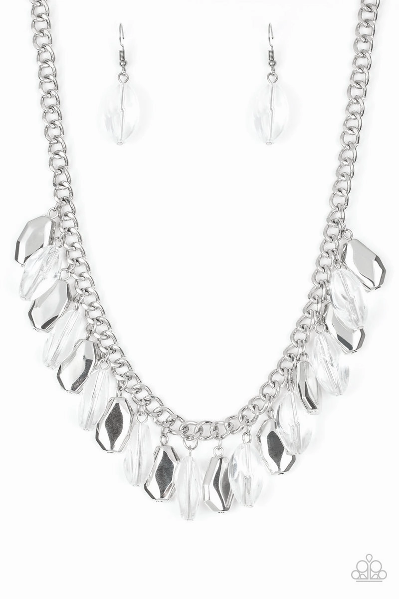 Casual Present Paparazzi Accessories ?Fringe Fabulous - White Necklace? Flat Rate Ship $4.50?