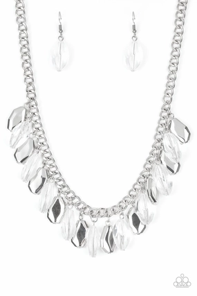 Casual Present Paparazzi Accessories ?Fringe Fabulous - White Necklace? Flat Rate Ship $4.50?