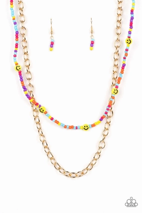 Paparazzi Accessories ?Happy Looks Good on You - Multi Necklace? Flat Rate Ship $4.50? Excellent Piece Gift Option