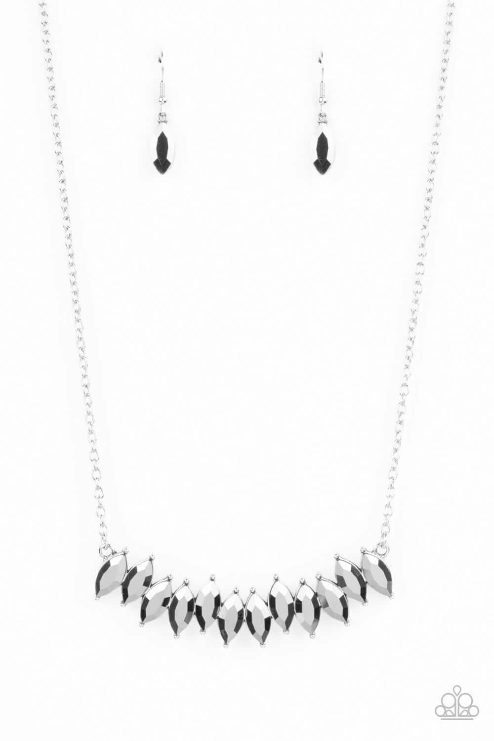 Urban Look Paparazzi Accessories ?Icy Intensity - Silver Necklace? Flat Rate Ship $4.50?