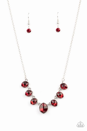Premium Jewelry Community Accessory Paparazzi Accessories ?Material Girl Glamour - Red Necklace? Flat Rate Ship $4.50?