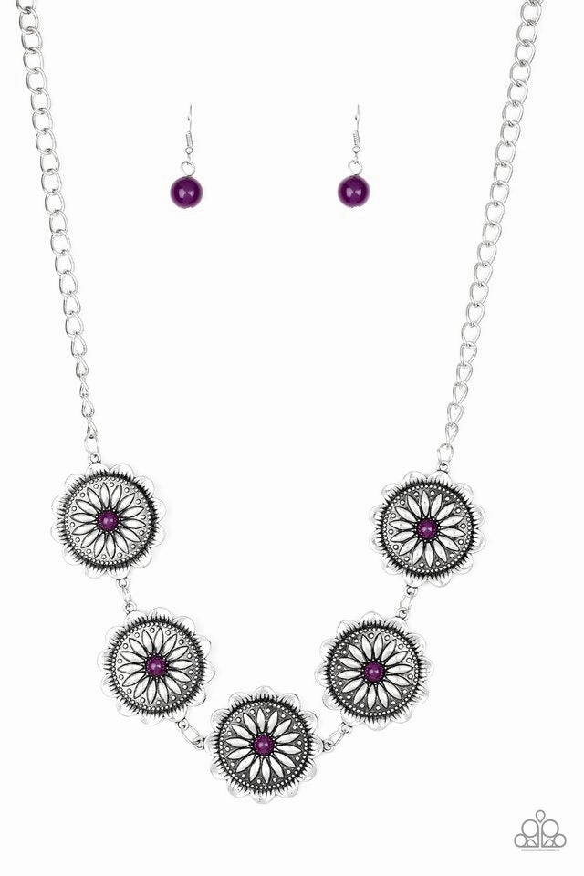 Paparazzi Accessories ?Me-dallions, Myself, and I - Purple Necklace? Flat Rate Ship $4.50? Conscious Piece