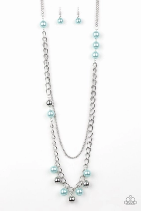 Wedding Day Item Beautiful Adornment Paparazzi Accessories ?Modern Musical - Blue Necklace? Flat Rate Ship $4.50?
